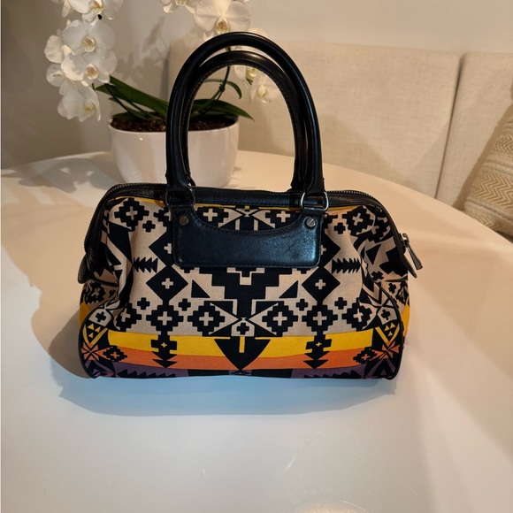 MEMORIAL DAY SALE! 🧡 L.A.M.B. Colville Satchel Southwest Style Designer Handbag - Picture 6 of 12